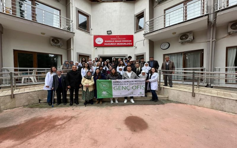 Gençlerden Huzurevine Nezaket Ziyareti ve Sağlık Kontrolleri